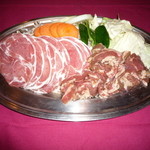 勝沼ワイナリーガーデン - ジンギスカン（2種盛）食べ放題