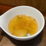 キッチン ブルー グローブ - 最後のスープ