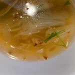 キッチン ブルー グローブ - スープにはオニオン？