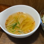 キッチン ブルー グローブ - スープのアップ