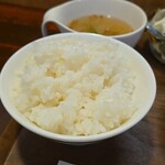 キッチン ブルー グローブ - ご飯大盛りのアップ