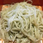 石挽き手打ち 一葉 - 2024年7月25日 季節限定せいろ(セロリ切り)