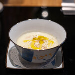 わいん食堂 Chez とし - 2024.7 メロンのスープと帆立貝