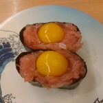 すし江戸 - うずら鉄火