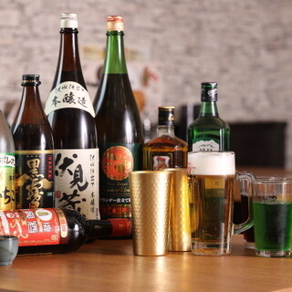 お酒からソフトドリンクまで充実！自慢の中華料理とともにどうぞ