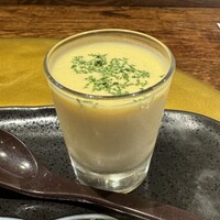 鉄板焼 炭焼 さいとう - 冷製ポタージュ