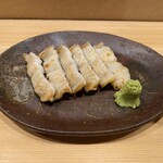 炭火割烹 麻布龍土町 - 炭火焼き　穴子の白焼き　1200円