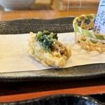 つくも - 生うにの天ぷら