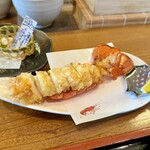 つくも - 特大オマール海老の天ぷら