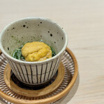 すし宮川 - 葛素麺、ムラサキウニ