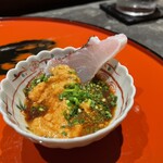 ななにん - 天然鯛、あん肝ぽん酢