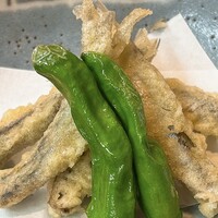 広島旨い物処 稲茶 - 小イワシの天ぷら