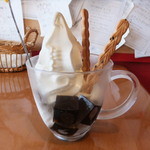 北キツネの大好物 - 料理写真:農園のシルクソフト コーヒーゼリー