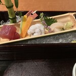 日本料理 おりじん - 3種類の魚介盛り合わせ