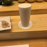 鮨処 凜 - エッグシェルグラスが素敵でした〜