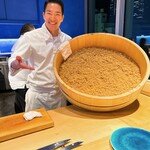 鮨 おにかい×2 - シャリ切り披露！