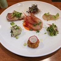 リストランテ野呂 - ★8.5本日の前菜　旬のお魚の食べ比べ