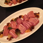 ウェスティンホテル東京 - 鴨胸肉のスモーク　ドライフルーツのコンポート添え　２０１４年３月