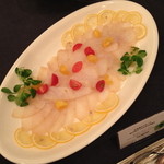 ウェスティンホテル東京 - 白身魚のスモーク　きゅうりとディルのサラダ添え　２０１４年３月