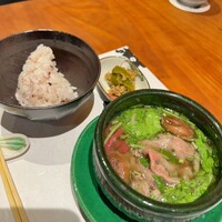斗米庵 - お食事　和牛のしゃぶしゃぶ