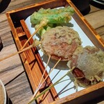 天家 - アスパラ、椎茸〜♥