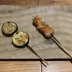 やきとり 結火 - ズッキーニ＆ふりそで✨✨✨