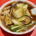 横濱屋 - シイタケそば@1000円