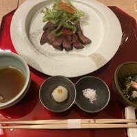 日本料理 山里 - 二の膳　和牛フィレ網焼き