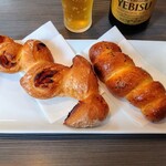 アンジェリーナ - 購入したパン (イートインはワンドリンクオーダー制)