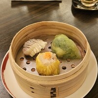 中国料理 彩龍 - 蒸し点心三種盛り合わせ﻿