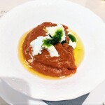 TAVERNAMANO - 追加の本日のスープ、トマトのパン粥みたいなスープ