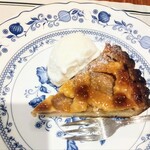 TAVERNAMANO - 追加、桃のタルト、ミルクのジェラート