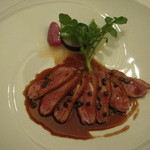 レストラン・パッション - 暖炉で焼いた鴨肉