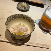 鮨 昇 - お通し　瓜の蟹あんかけ