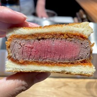 炭火焼肉 なかはら - おまかせコース
                　└ヒレカツサンド