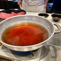 炭火焼肉 なかはら - おまかせコース
                  　└サーロインしゃぶしゃぶ