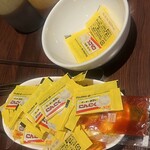 焼肉食道 大勝 - 出してくれた　大量のにんにくを　ほぼ使い切り、、、。苦笑