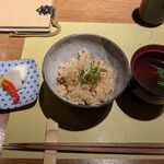 酒麹 びしを - ご飯、吸物、漬物