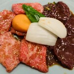 照月苑 - 上カルビとレバー旨ー♪