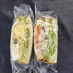 ボンボンクー - たまごサンドとミックスビーンズサンド