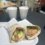 IKEA スウェーデンカフェ - 『ラズベリースパークリング』
『ツンブロード シュリンプソーセージマッシュ』
『ツンブロード サーモン』