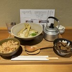 峰のうどん - 注文の品々！