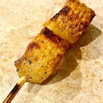 焼鳥 せきね - ここで熊野地鶏のソリレス　一本しかないけど出してくれました嬉しいｗ