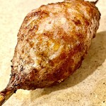 焼鳥 せきね - ここからお任せであるだけ食べますｗ　最初はせきねのアイコンである捏　常に工夫を続けて進化しています