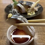 外呑・立呑・座呑処 新橋へそ - 自家製〆鯖