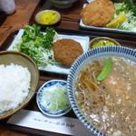 二葉 - '14/03/30 メンチセット（680円）