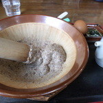 山ろく庵 - 粗く自然薯