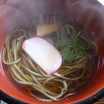 山ろく庵 - よもぎそば
