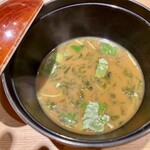 鮨 清松 - 留腕は合わせ味噌