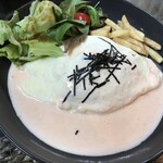 ストロベリーカフェ ルアナ - 明太クリームオムライス